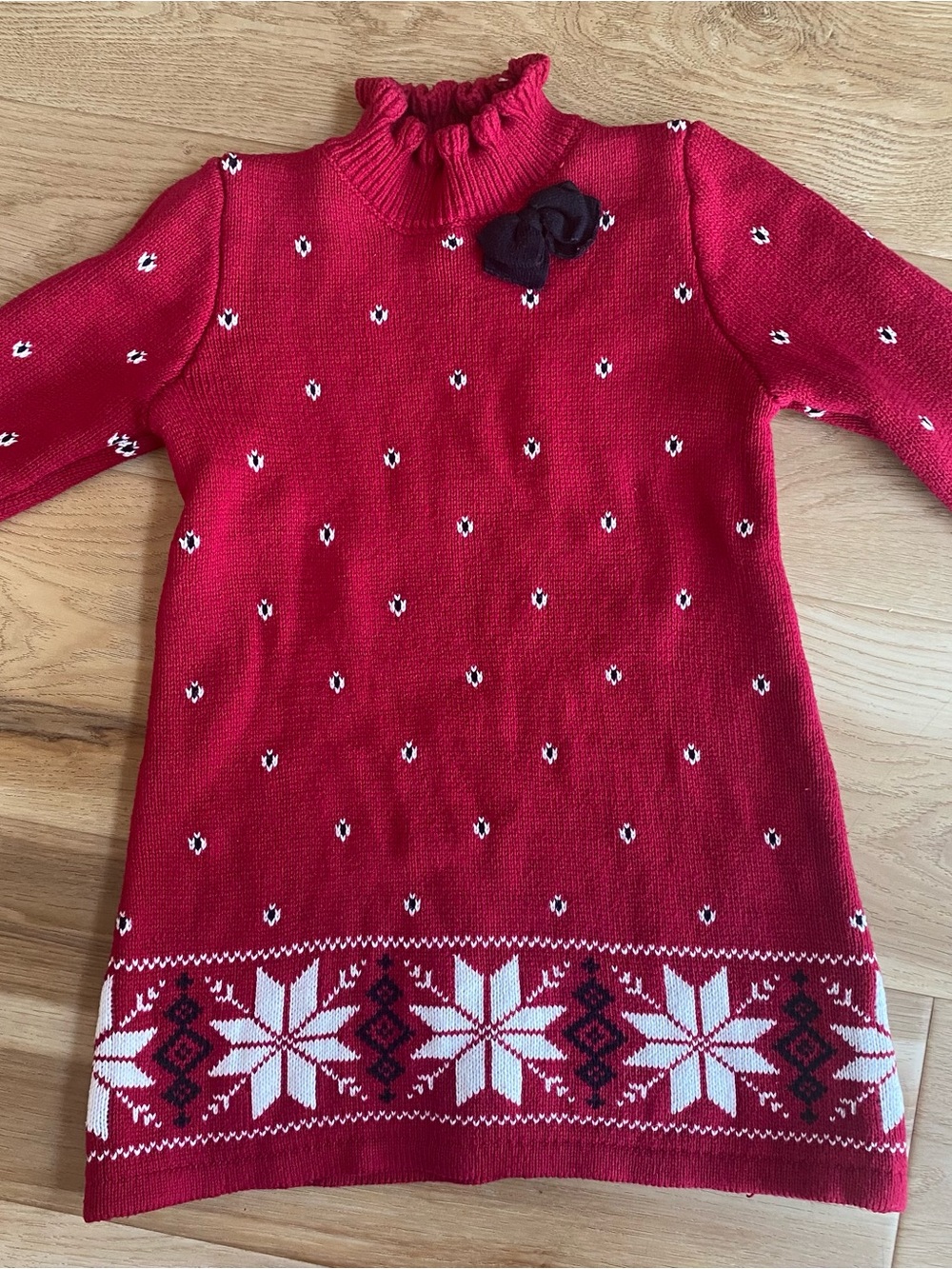 CYNTHIA ROWLEY RED KNIT DRESS